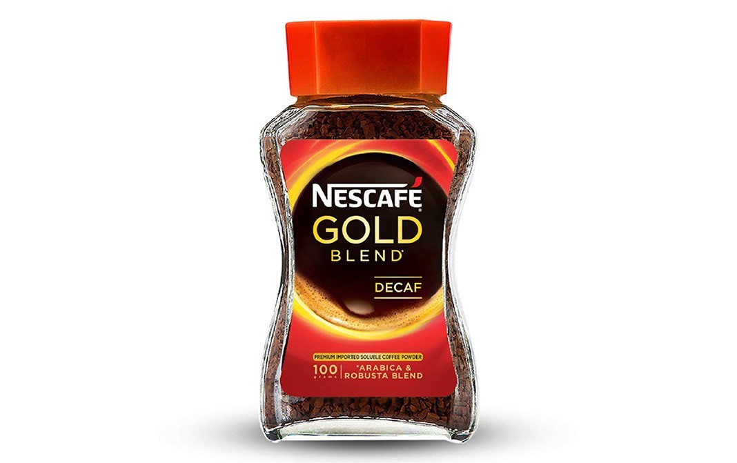 Nescafe Gold Blend Decaf Coffee   Glass Bottle  100 grams